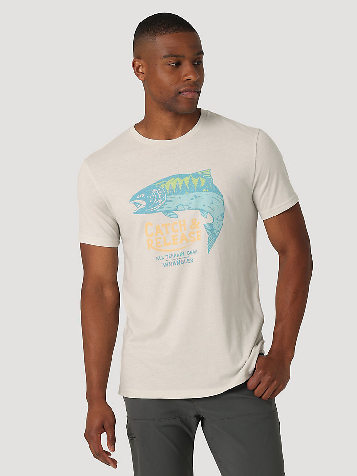 ATG By Wrangler™ Men's Graphic T-Shirt in Lunar Rock main view