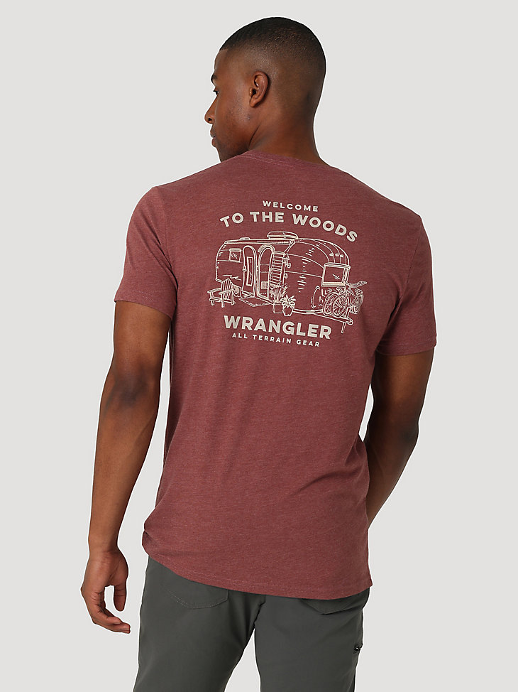 ATG By Wrangler™ Men's Back Graphic T-Shirt in Sable alternative view