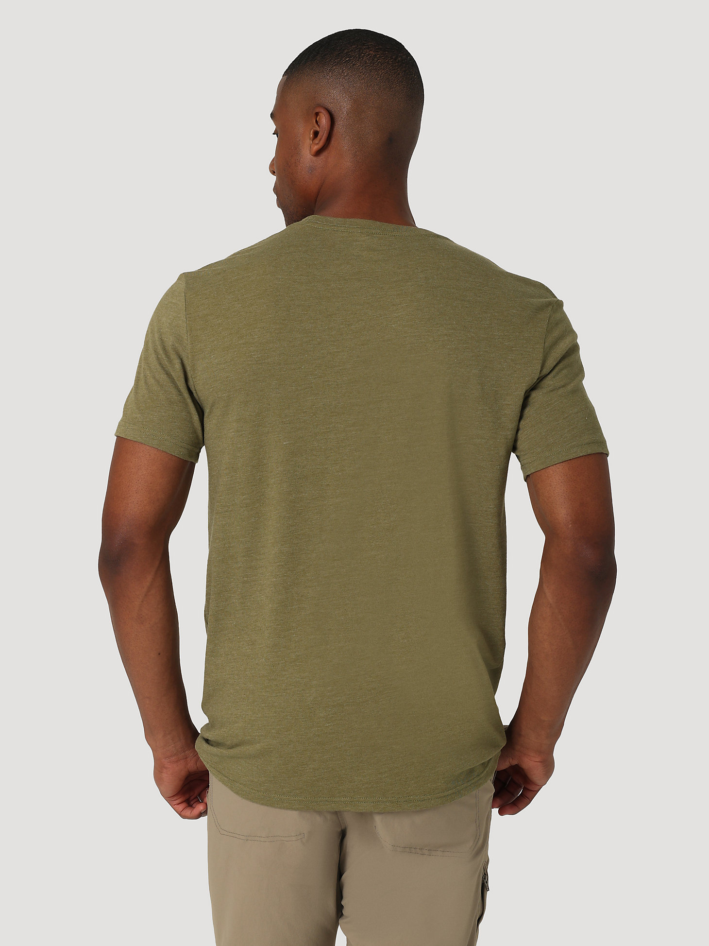 ATG By Wrangler™ Men's Logo T-Shirt in Capulet Olive alternative view 2