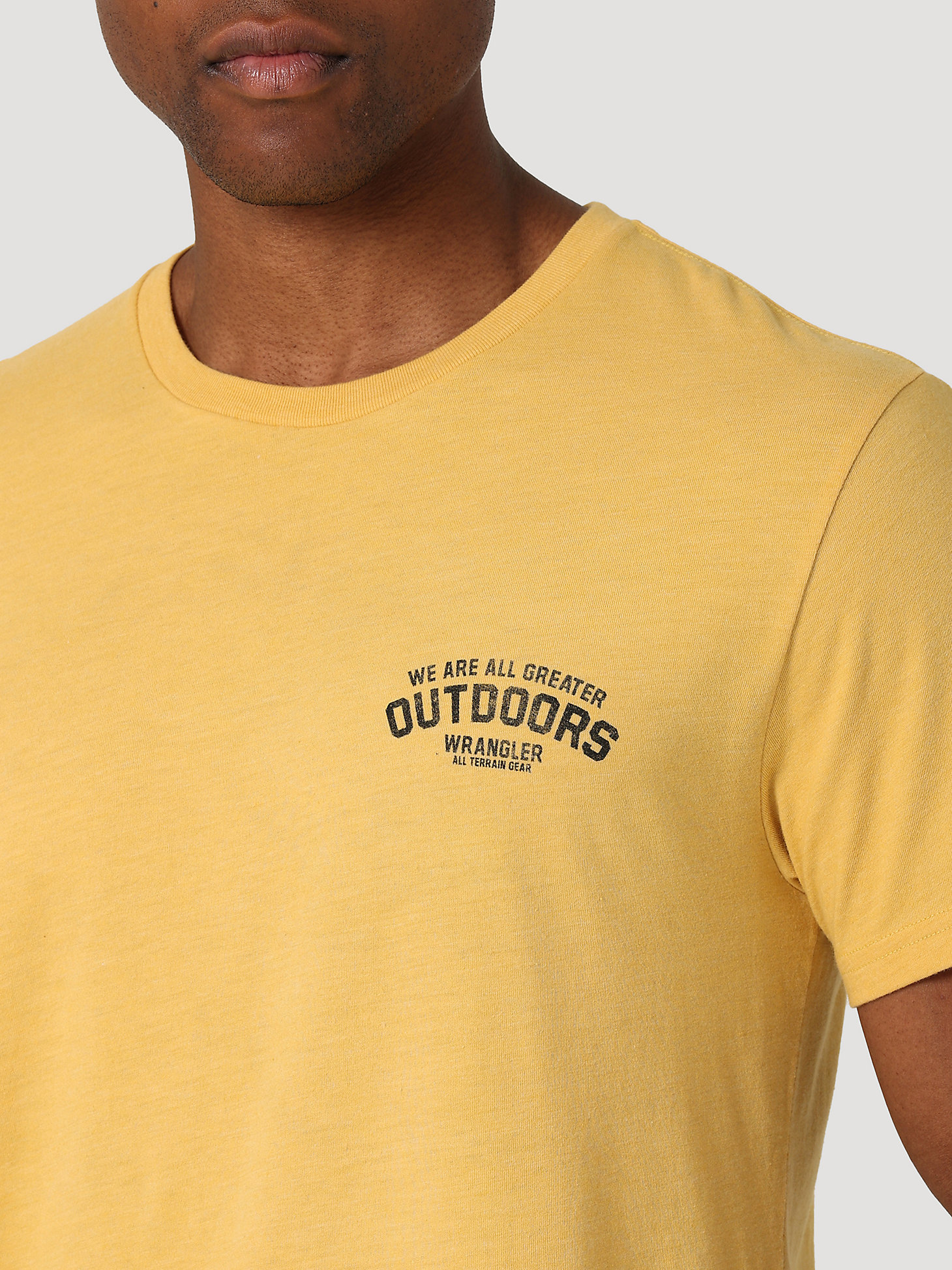 ATG By Wrangler™ Men's Back Graphic T-Shirt in Ochre alternative view 3