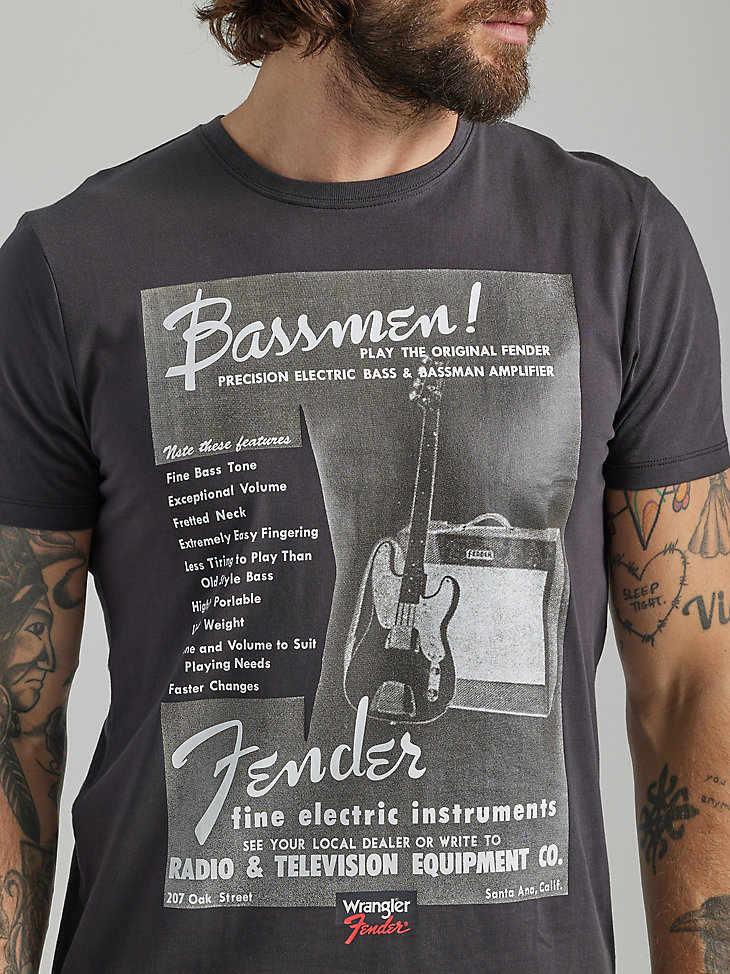 Wrangler x Fender Men's Bassmen T-Shirt