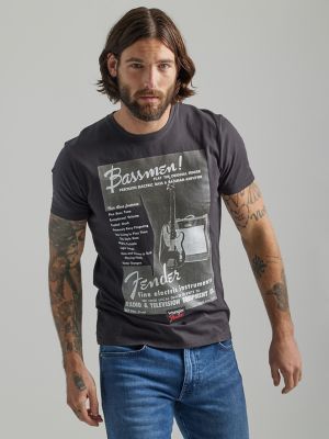 Hals service hack Wrangler x Fender Men's Bassmen T-Shirt