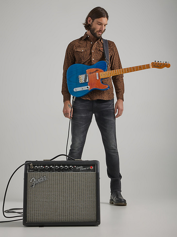 Wrangler x Fender Men's Western Corduroy Shirt