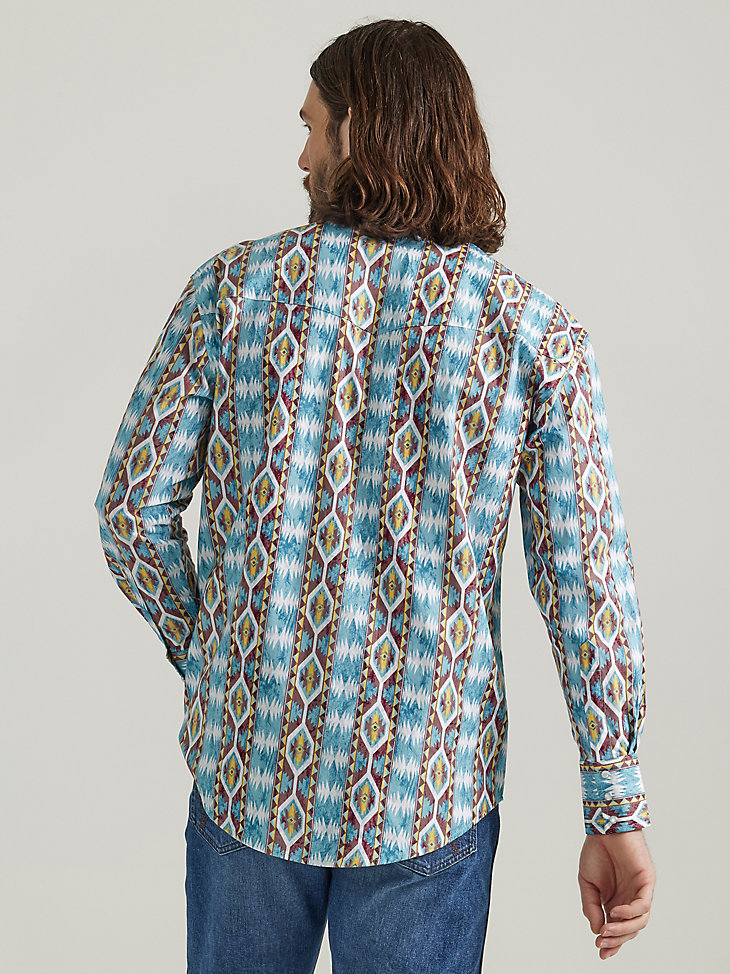 Men's Checotah® Long Sleeve Western Snap Printed Shirt