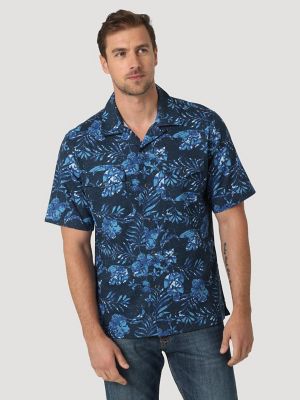 Wrangler® Coconut Cowboy Snap Front Camp Shirt