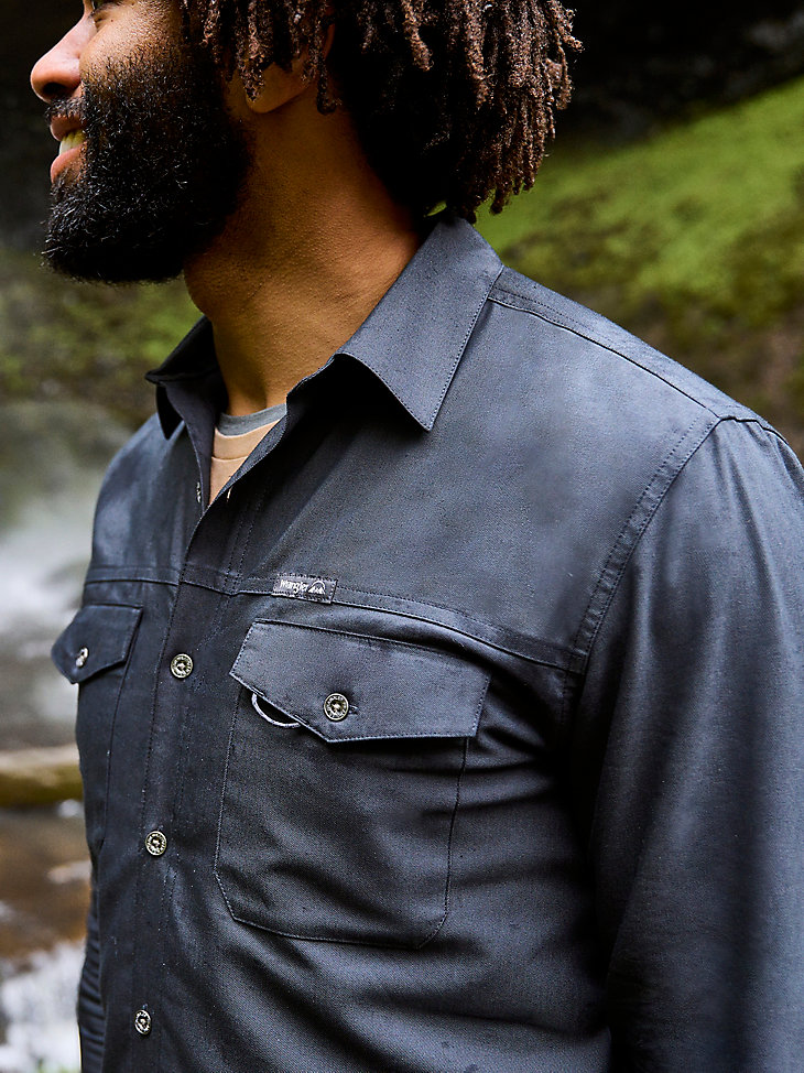 Men's Utility Outdoor Shirt in Anthracite alternative view