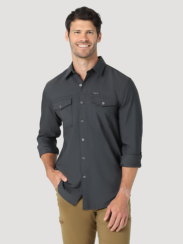 Men's Utility Outdoor Shirt in Anthracite alternative view 2