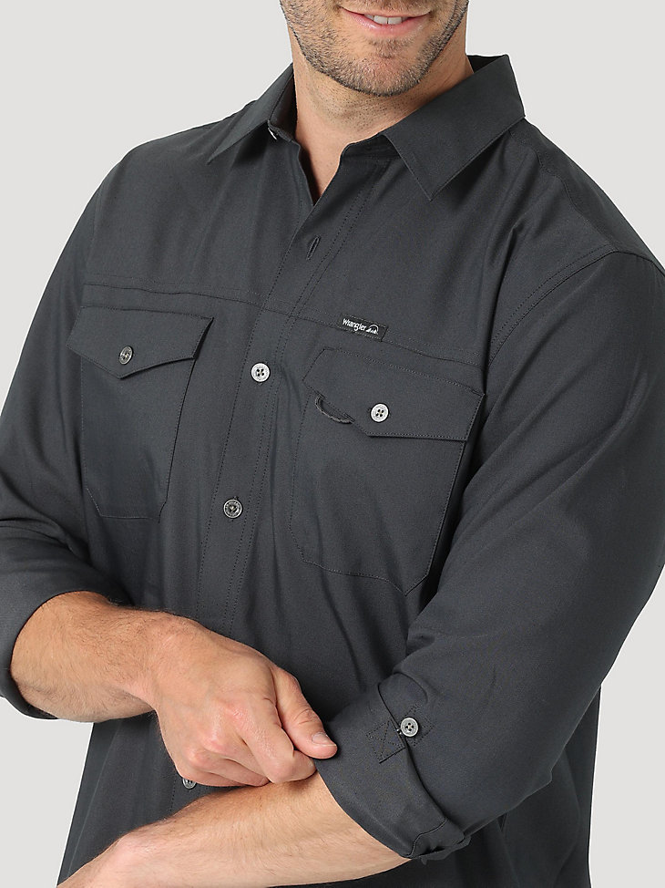 Men's Utility Outdoor Shirt in Anthracite alternative view 4