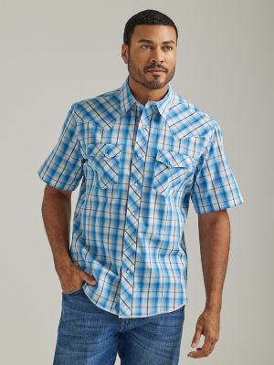 Wrangler short store sleeve denim shirts