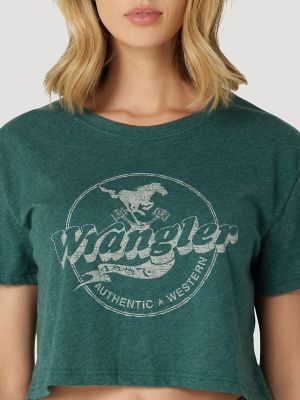 Wrangler deals crop tee