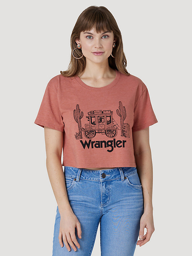 Women's Wrangler Stagecoach Boyfriend Crop Tee
