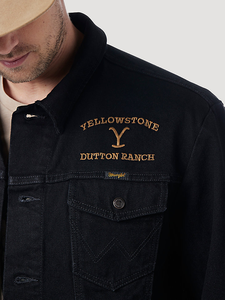 Yellowstone Y Unlined Denim Jacket:Black:XL alternative view 4