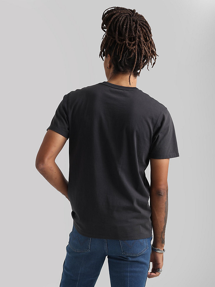 Wrangler X Leon Bridges Men's Graphic T-Shirt in Faded Black alternative view 2