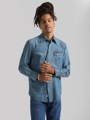 Wrangler X Leon Bridges Men's Denim Shirt