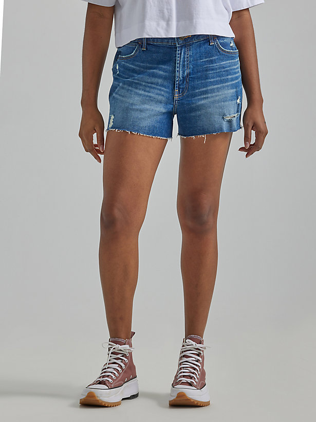 Women's High Rise Vintage Cut-Off Short in Dirt Road