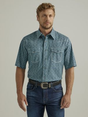 Men's Button Down Short Sleeve Shirt - Joy Inside Out Inspired