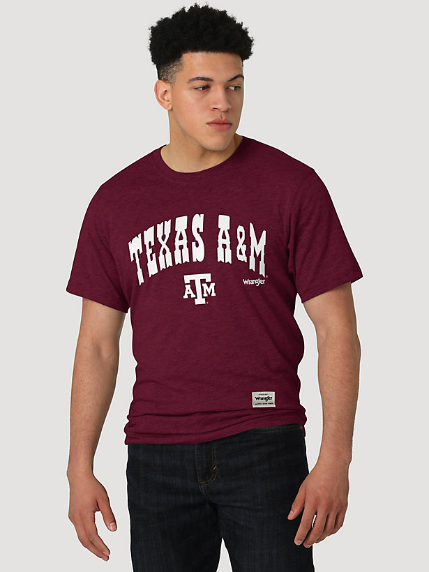 Wrangler Collegiate Western Logo T-Shirt in Texas A&M