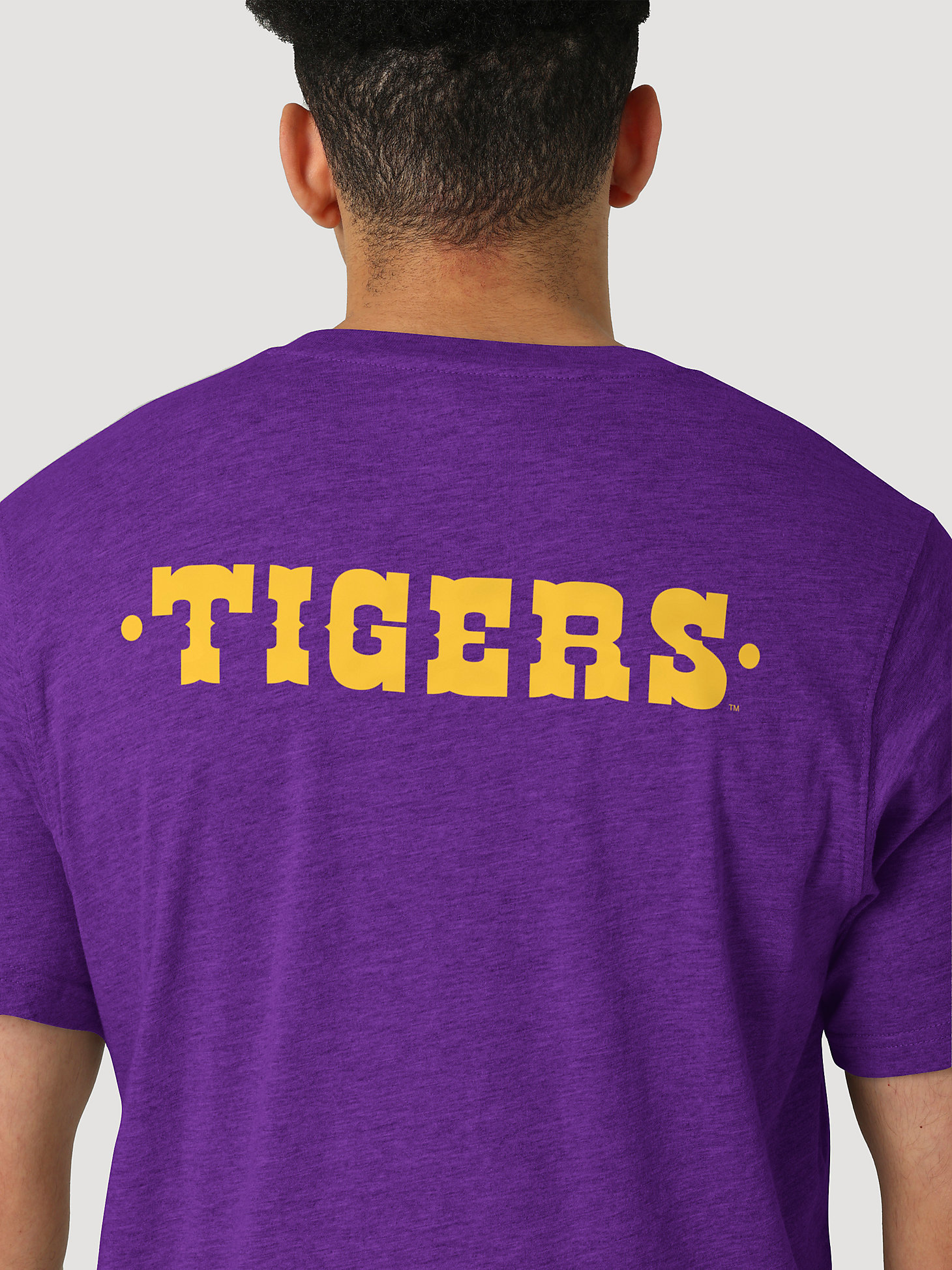 Wrangler Collegiate Western Logo T-Shirt in Louisiana State University alternative view 2
