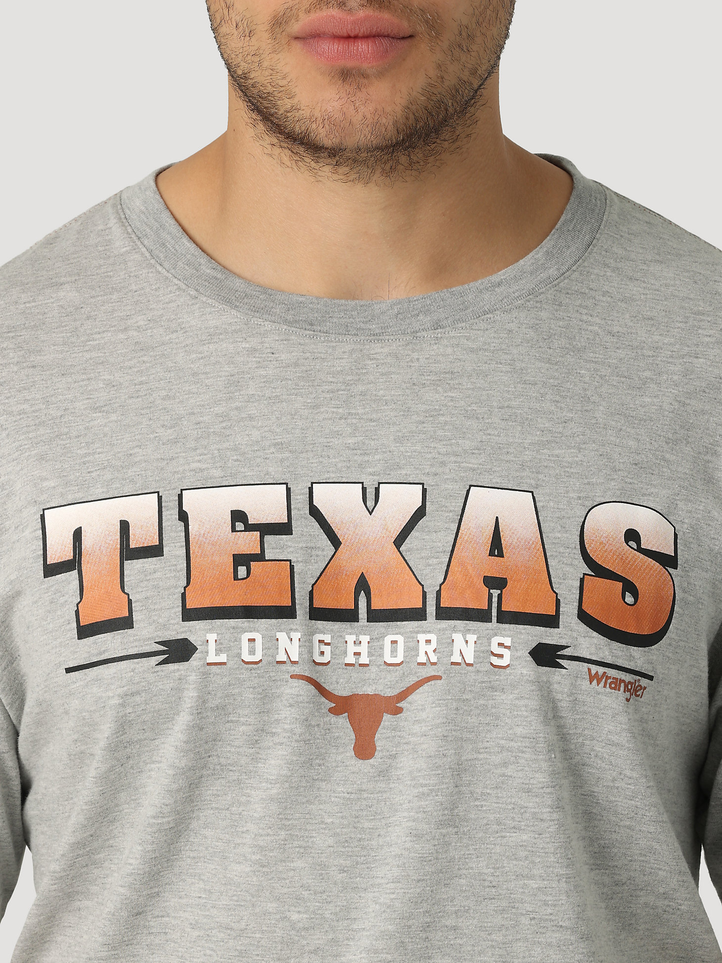 Wrangler Collegiate Sunset Printed Short Sleeve T-Shirt in University of Texas alternative view 1
