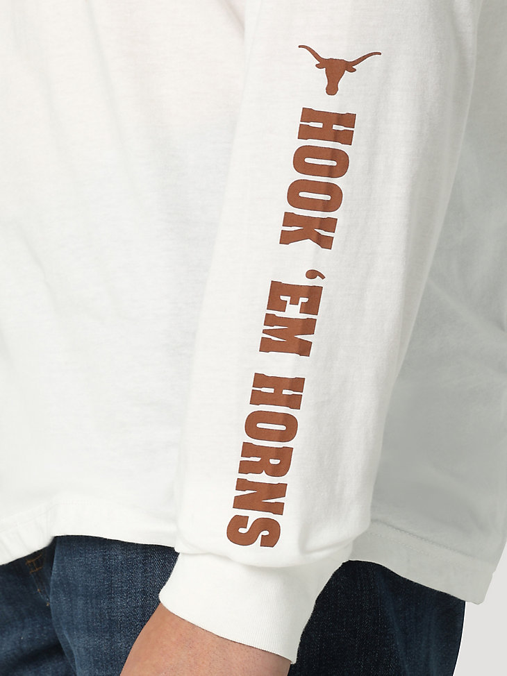 Wrangler Collegiate Rodeo Long Sleeve T-Shirt in University of Texas alternative view 2