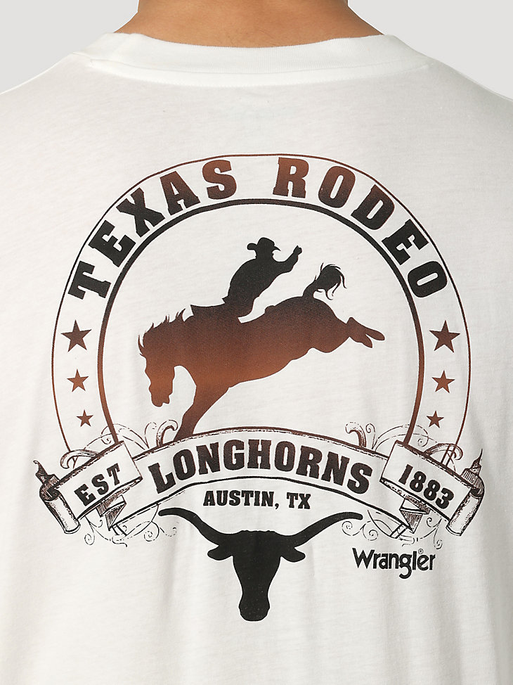 Wrangler Collegiate Rodeo Long Sleeve T-Shirt in University of Texas alternative view 4
