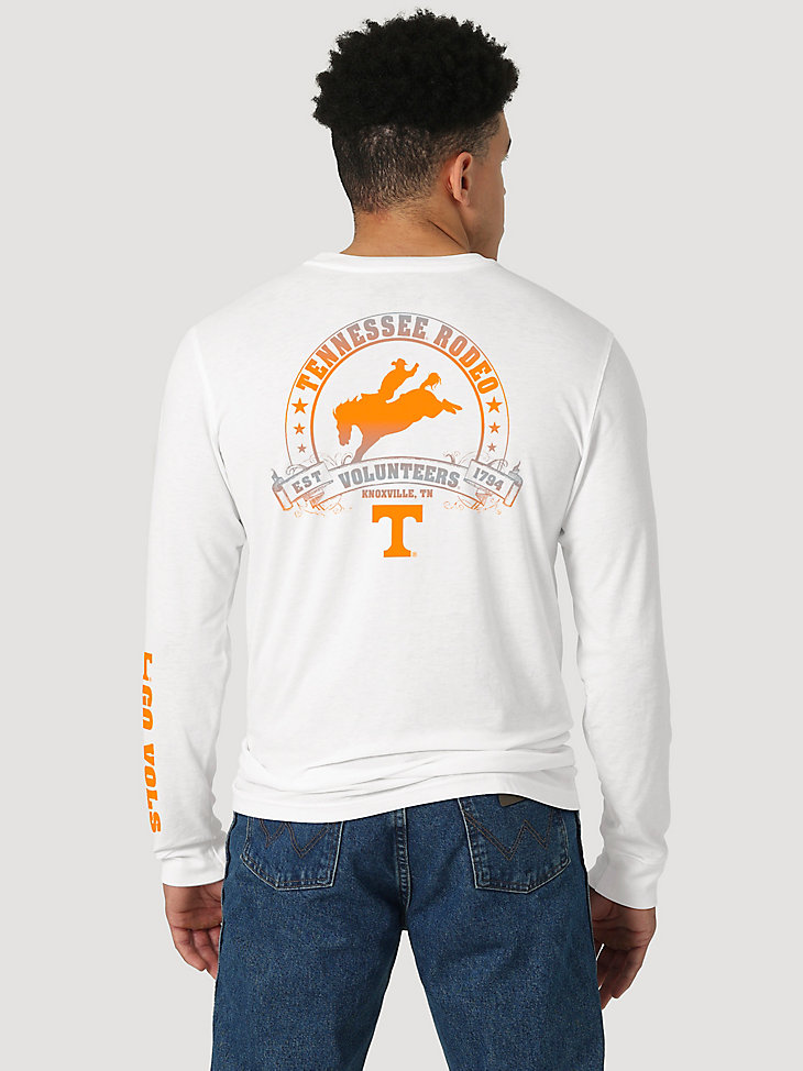 Wrangler Collegiate Rodeo Long Sleeve T-Shirt in University of Tennessee main view