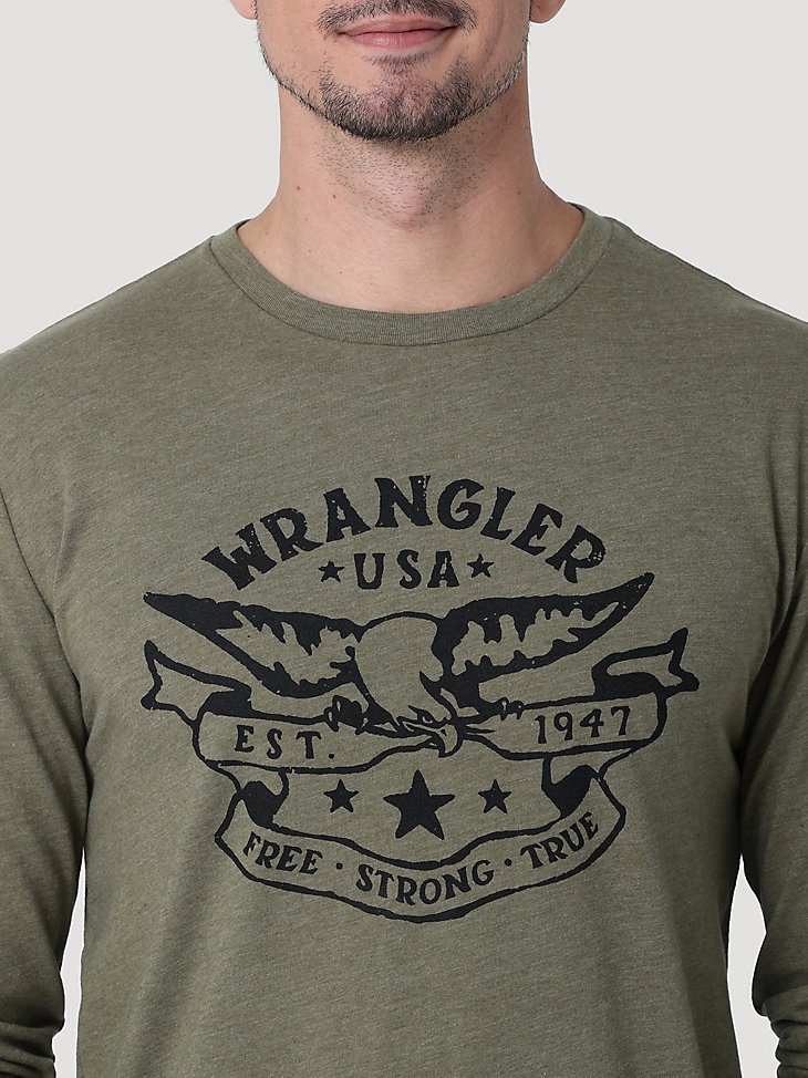 Men's Eagle Graphic T-Shirt in Burnt Olive alternative view