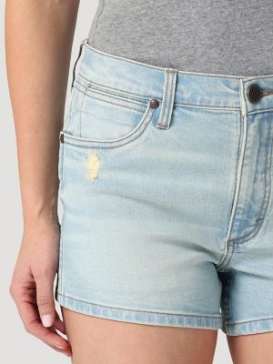 Wrangler jean shorts on sale womens