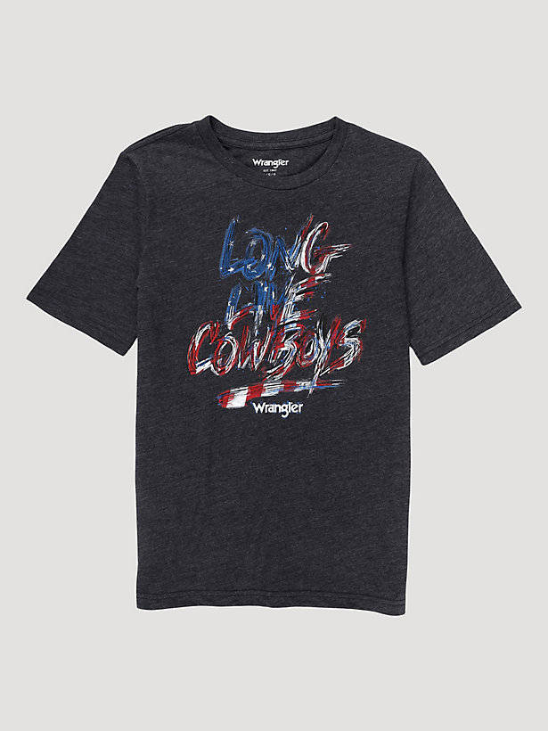 Boy's Long Live Cowboys USA T-Shirt