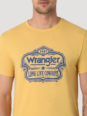 Wrangler Long Live Badge T-Shirt | Men's SHIRTS | Wrangler®