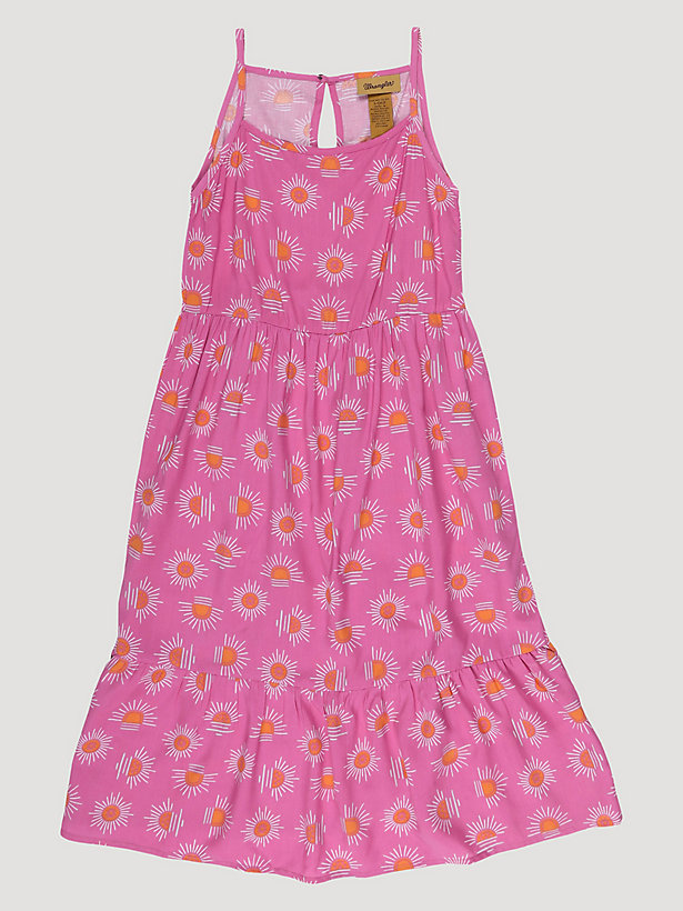 Girl's Sunflower Maxi Tank Dress