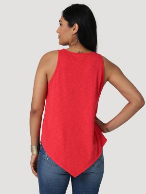 Women's Wrangler Bandana Diamond Front Tank