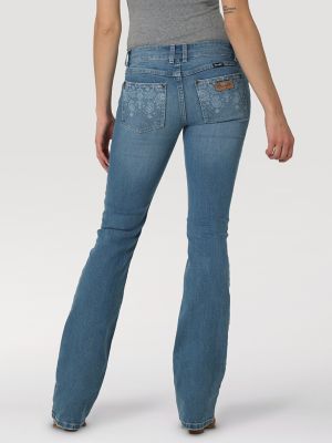 Bære Robust eftermiddag Women's Wrangler Retro® Mae Paisley Pocket Bootcut Jean
