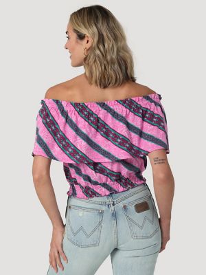 Christmas off the online shoulder tops