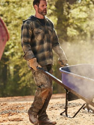 Wrangler® RIGGS Workwear® Long Sleeve Hooded Flannel Work Jacket