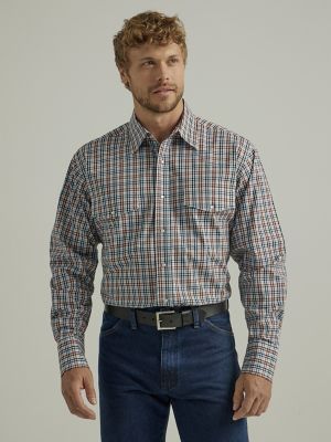 Long sleeve cheap checkerboard shirt