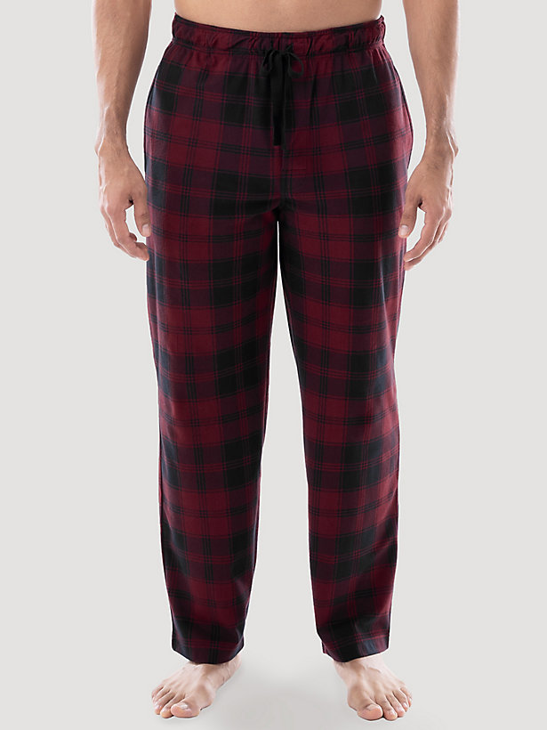 Men's Plaid Fleece Pajama Pant