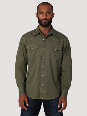 Men's Wrangler Retro® Premium Jacquard Snap Shirt Jacket