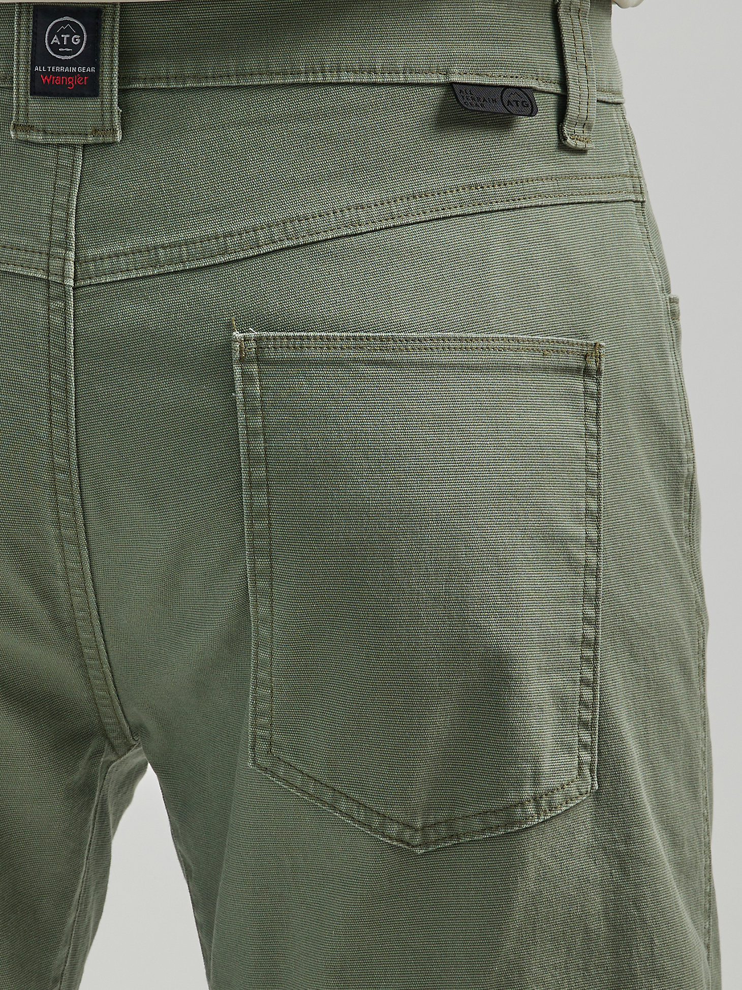 ATG By Wrangler™ Men's Five Pocket Pant in Dusty Olive alternative view 4