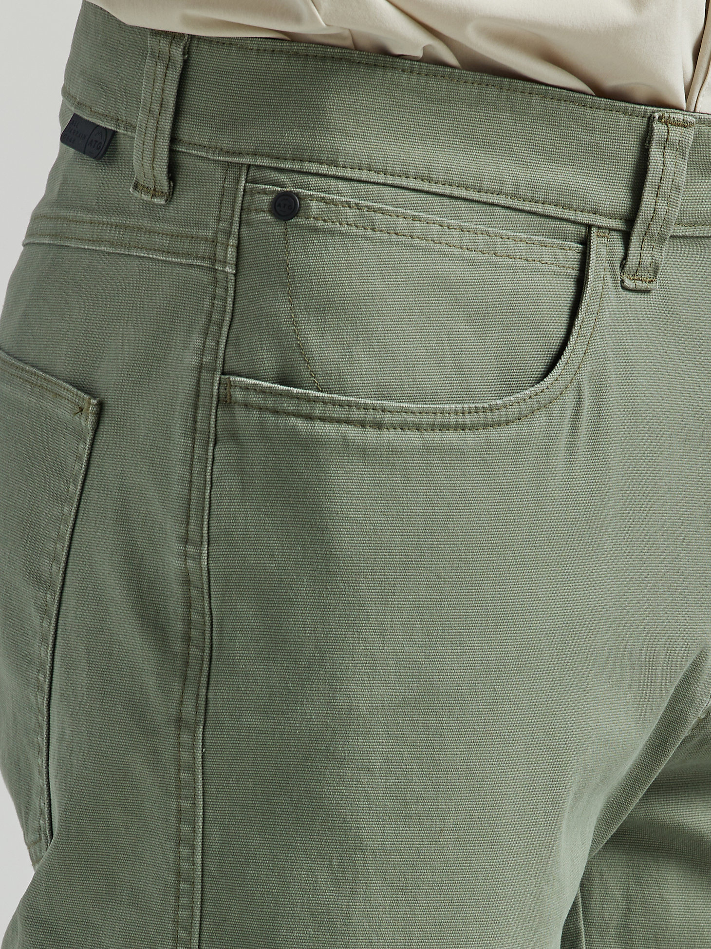 ATG By Wrangler™ Men's Five Pocket Pant in Dusty Olive alternative view 8