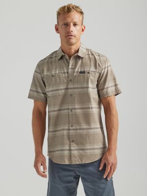 Wrangler® Men's Outdoor Short Sleeve Fishing Shirt with UPF 40 Protection,  Sizes S-5XL