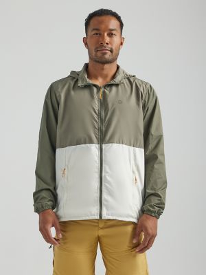 ATG By Wrangler® Men's Reversible Windbreaker in Dusty Olive