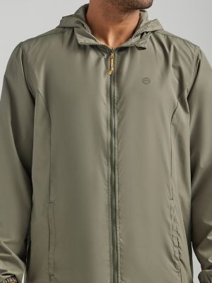 ATG By Wrangler® Men's Reversible Windbreaker in Dusty Olive