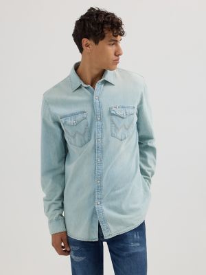 17626円価格 安い 本物販売中 HTC WRANGLER DENIM SHIRT レッド