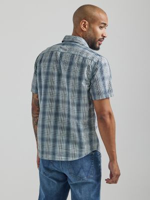 Men's Epic Soft™ Plaid Short Sleeve Shirt in Trooper