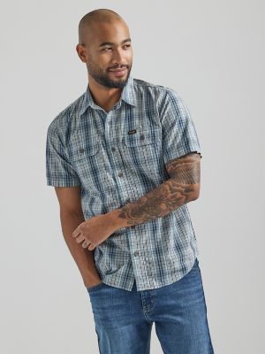 Men's Epic Soft™ Plaid Short Sleeve Shirt in Trooper
