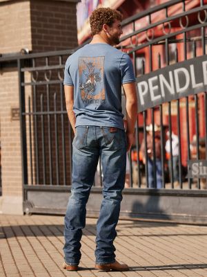 ongebruikt toezicht houden op optocht Men's Wrangler Retro® Slim Fit Straight Leg Jean