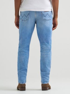 Mens Relaxed Taper Jean:Sundown Bleach:32:34 alternative view