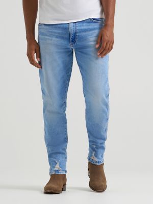 Mens Relaxed Taper Jean:Sundown Bleach:32:34 alternative view 2
