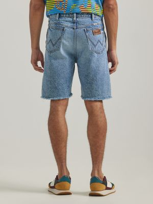 Cut Off Carpenter Shorts - Blue